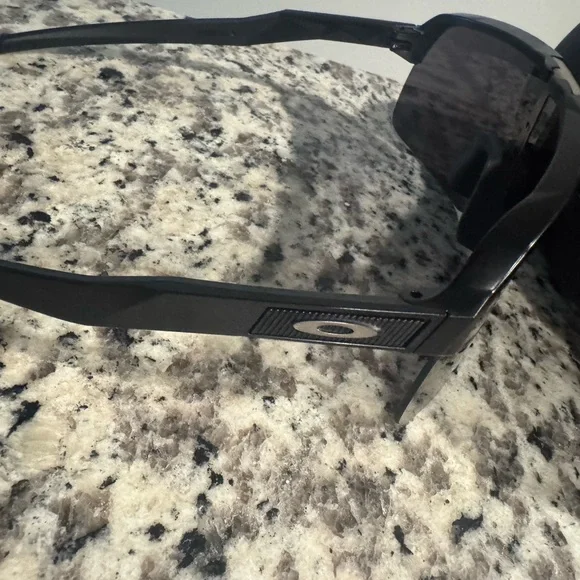 Oakley Matte Black Sunglasses with Case - Picture 4 of 5